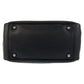 CHANEL Tote Bag leather Black SilverMetal Tote Bag handbag Chocolate bar Women Used Authentic