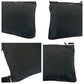 PRADA Shoulder Bag Nylon Black SilverMetal Shoulder Bag Sacoche Test Triangle With logo Women Used Authentic
