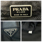 PRADA Shoulder Bag V166 Nylon Black SilverMetal Shoulder Bag Messenger bag Test Triangle With logo Women Used Authentic