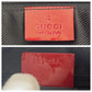 GUCCI Shoulder Bag 001 4204 GG canvas, enamel Red Gold Metal Shoulder Bag Hobo Women Used Authentic