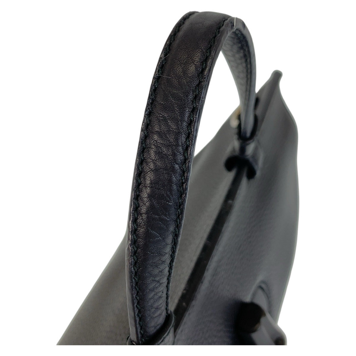 GUCCI Handbag 392013 leather Black SilverMetal Handbag Shoulder Bag 2way Bamboo daily Women Used Authentic