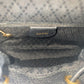 GUCCI Backpack 003 2852 0030 0 Suede Black GoldMetal Bamboo Women Used Authentic