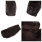 PRADA Pouch Nylon Brown Silver Metal Pouch Cosmetics Pouch Test Triangle With logo Women Used Authentic