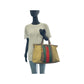 GUCCI Tote Bag 309621 GG canvas, leather Beige Brown Gold Metal Tote Bag Shoulder Bag 2way Sherry line Women Used Authentic