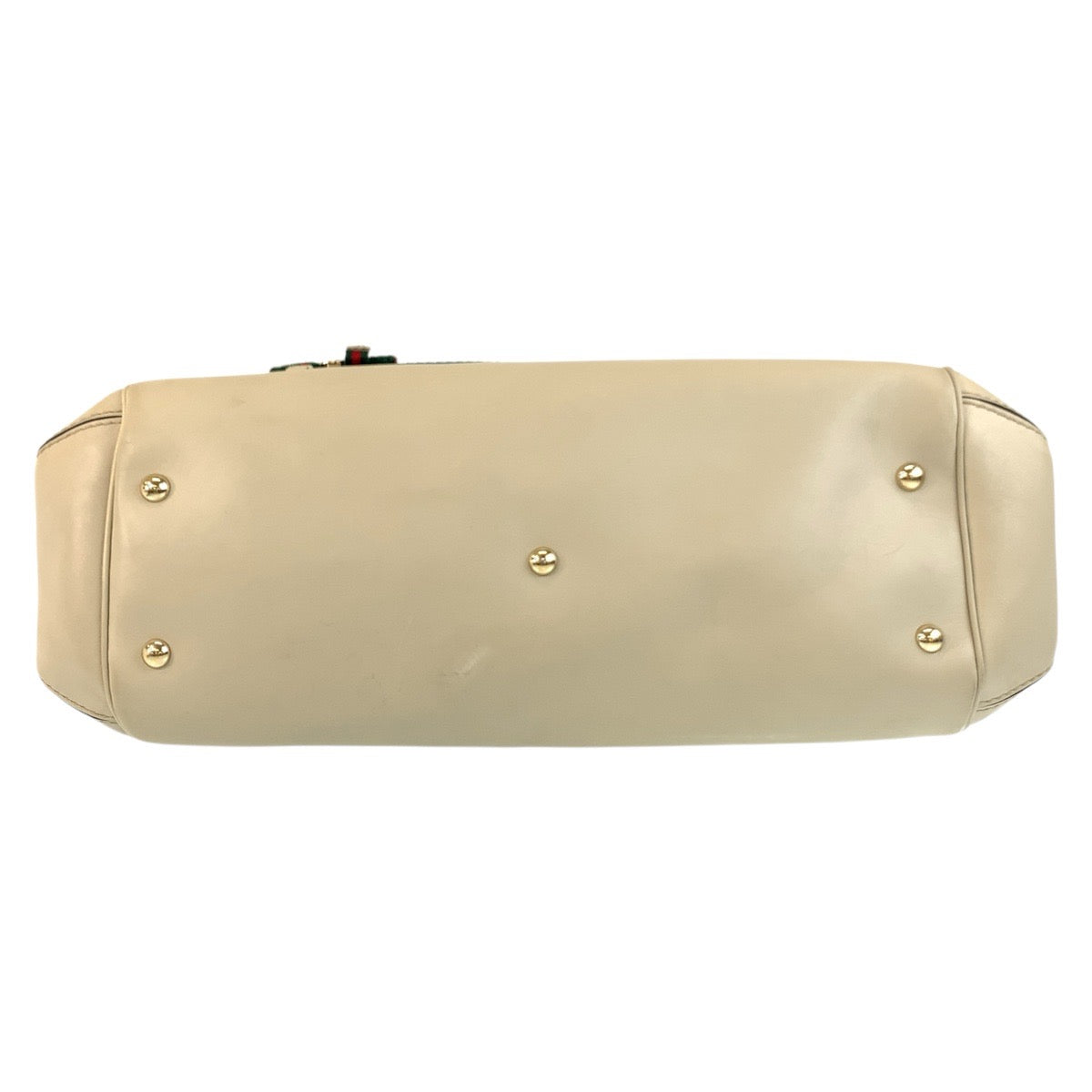 GUCCI Tote Bag 257349 GG canvas, leather Beige Gold Metal Tote Bag Shoulder Bag 2way Mayfair Sherry Line Women Used Authentic