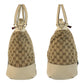 GUCCI Tote Bag 257349 GG canvas, leather Beige Gold Metal Tote Bag Shoulder Bag 2way Mayfair Sherry Line Women Used Authentic