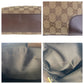 GUCCI Shoulder Bag 001 4231 GG canvas, leather Beige Brown Gold Metal Women Used Authentic