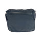 PRADA Shoulder Bag Nylon Black SilverMetal Shoulder Bag Messenger bag Test Triangle With logo mens Used Authentic