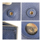 PRADA Tote Bag 227 31/S leather Navy SilverMetal Tote Bag Shoulder Bag Unisex Safiano Triangle With logo Women Used Authentic