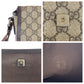 GUCCI Shoulder Bag 223666 GG Supreme Canvas Beige Brown SilverMetal Crossbody Shoulder Bag Unisex Women Used Authentic