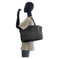 GUCCI Handbag 449657 leather Black GoldMetal Handbag Shoulder Bag Micro Guccisima Women Used Authentic