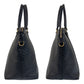 GUCCI Handbag 449657 leather Black GoldMetal Handbag Shoulder Bag Micro Guccisima Women Used Authentic