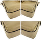 GUCCI Shoulder Bag 607720 leather Ivory Gold Metal Crossbody Chain Shoulder Bag Interlocking Women Used Authentic