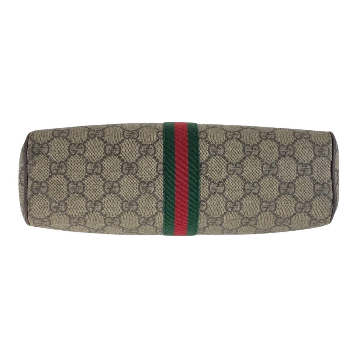 GUCCI Shoulder Bag 517060 GG Supreme canvas, leather Beige Gold Metal Crossbody Shoulder Bag Sherry Line Ophidia Women Used Authentic