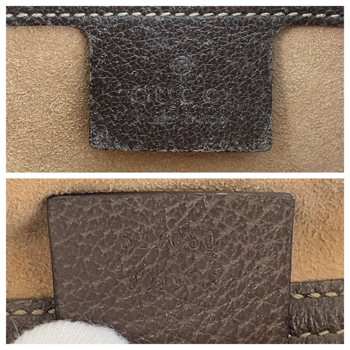 GUCCI Shoulder Bag 517060 GG Supreme canvas, leather Beige Gold Metal Crossbody Shoulder Bag Sherry Line Ophidia Women Used Authentic