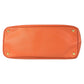PRADA Handbag leather Orange GoldMetal Tote Bag handbag Safiano Women Used Authentic