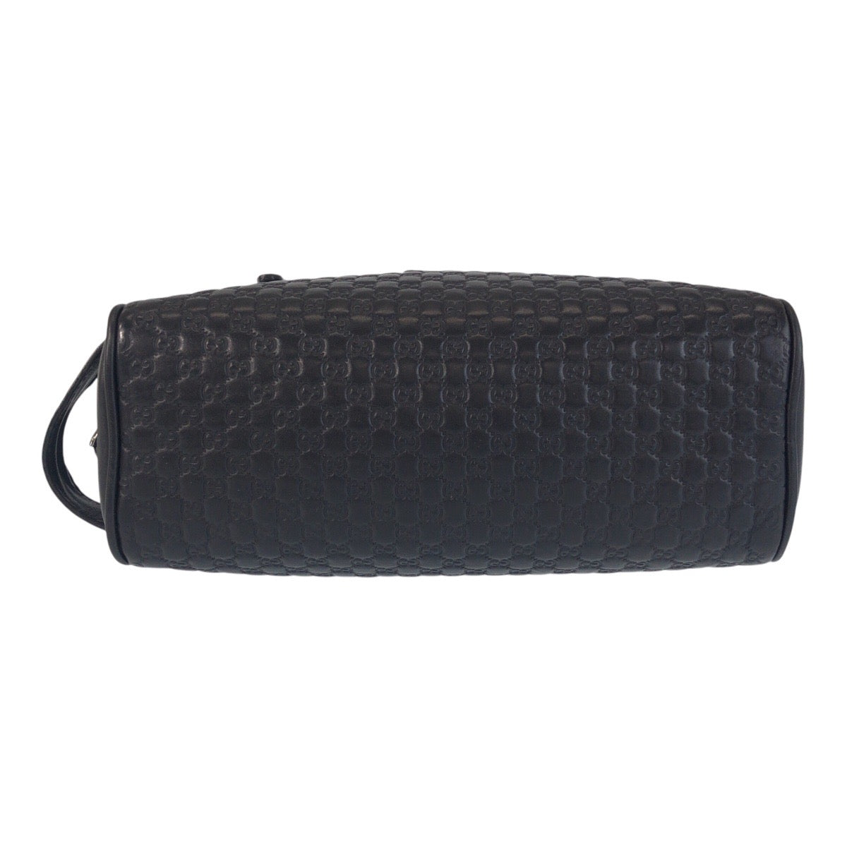 GUCCI business bag 419775 leather Black black business bag clutch bag Micro Guccisima mens Used Authentic