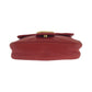 GUCCI Shoulder Bag 476433 leather Red Gold Metal ChainShoulder Bag GG Marmont Women Used Authentic