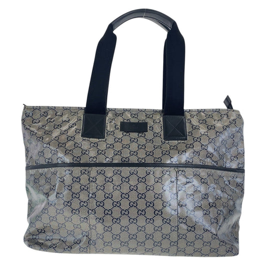 GUCCI Tote Bag 155524 Coated canvas Gray black Tote Bag Shoulder Bag Shoulder Bag Women(Unisex) Used Authentic