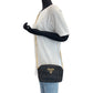 PRADA Shoulder Bag 1BH112 leather Black GoldMetal Nappa leather Gathered