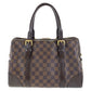LOUIS VUITTON Handbag N52000 PVC, Leather Brown Gold Metal Handbags Mini Boston Duffel bag Damier Berkeley Women Used Authentic