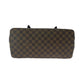 LOUIS VUITTON Tote Bag N51204 PVC Brown Gold Metal Tote Bag Shoulder Bag Damier HamsteadMM Women Used Authentic