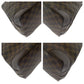 LOUIS VUITTON Tote Bag N51204 PVC Brown Gold Metal Tote Bag Shoulder Bag Damier HamsteadMM Women Used Authentic