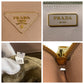 PRADA Handbag leather Beige Pink Beige Gold Metal Handbag Tote Bag Shoulder Bag 2way Safiano Galleria TriangleWith logo Women Used Authentic