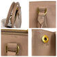 PRADA Handbag leather Beige Pink Beige Gold Metal Handbag Tote Bag Shoulder Bag 2way Safiano Galleria TriangleWith logo Women Used Authentic