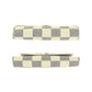 LOUIS VUITTON Tri-fold wallet N64022 PVC Beige Ivory Gold Metal Tri-fold wallet Compact wallet Damier Azur Portefeuille Victorine Women Used Authentic