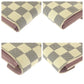 LOUIS VUITTON Tri-fold wallet N64022 PVC Beige Ivory Gold Metal Tri-fold wallet Compact wallet Damier Azur Portefeuille Victorine Women Used Authentic