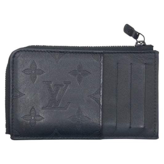 LOUIS VUITTON Coin case M82526 leather Black black Coin case Coin Pocket Compact wallet Monogram hybrid wallet mens(Unisex) Used Authentic