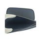 LOUIS VUITTON Long Wallet Purse M58865 leather Navy Blue Silver Metal Long Wallet Purse Taurillon Clemence Zippy Wallet Vertical mens Used Authentic