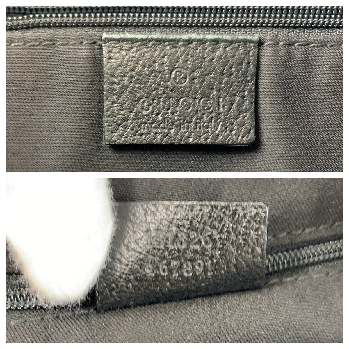 GUCCI Shoulder Bag 131326 GG canvas, leather Black GoldMetal Shoulder Bag Messenger bag Abbey Women Used Authentic