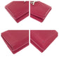 LOUIS VUITTON Tri-fold wallet M67858 leather Pink SilverMetal Folding wallet Compact wallet Portefeuille Rock Mini Women Used Authentic