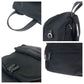 PRADA Backpack 2VZ135 Nylon Black Black Multicolor SilverMetal Backpack Backpack Test Logo patch mens Used Authentic