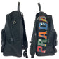 PRADA Backpack 2VZ135 Nylon Black Black Multicolor SilverMetal Backpack Backpack Test Logo patch mens Used Authentic