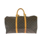 LOUIS VUITTON Shoulder Bag M41416 PVC Brown Gold Metal Shoulder Bag Boston Duffel bag 2way Monogram Keepall 50 bandouliere mens(Unisex) Used Authentic
