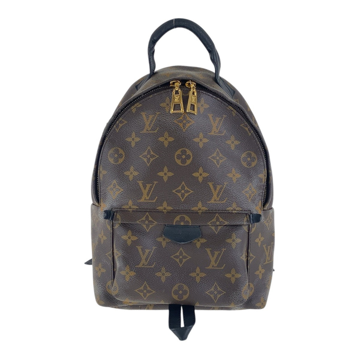 LOUIS VUITTON Backpack M44871 PVC Brown Black Gold Metal Backpack Backpack Monogram Palm Springs PM Women Used Authentic