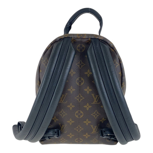 LOUIS VUITTON Backpack M44871 PVC Brown Black Gold Metal Backpack Backpack Monogram Palm Springs PM Women Used Authentic