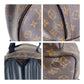 LOUIS VUITTON Backpack M44871 PVC Brown Black Gold Metal Backpack Backpack Monogram Palm Springs PM Women Used Authentic