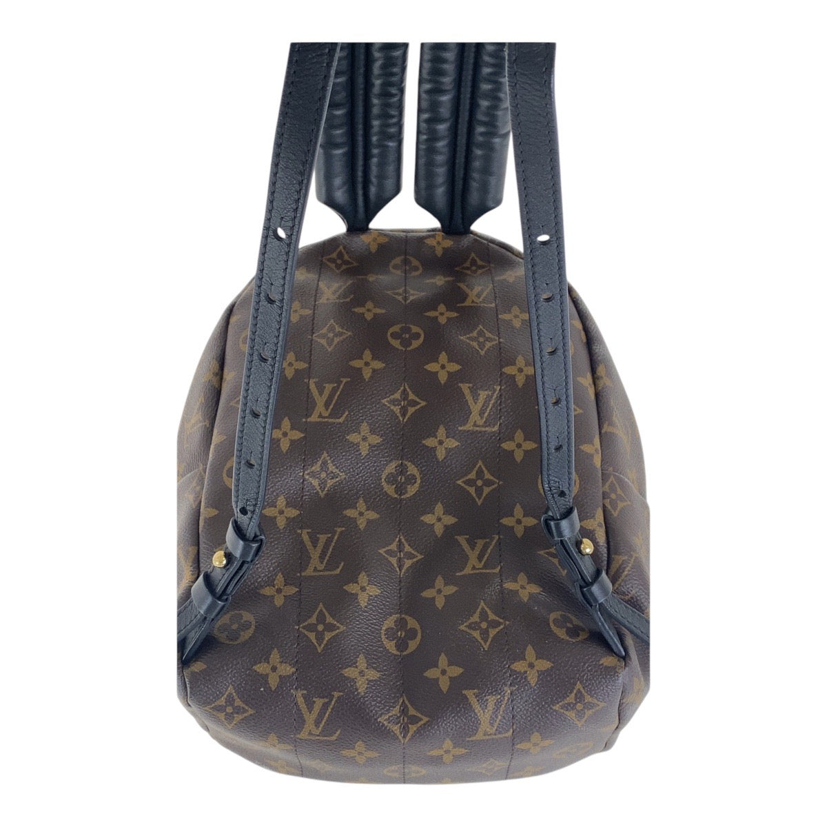 LOUIS VUITTON Backpack M44871 PVC Brown Black Gold Metal Backpack Backpack Monogram Palm Springs PM Women Used Authentic