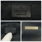 GUCCI Shoulder Bag 001 3873 leather Black SilverMetal Chain Shoulder Bag Hobo Women Used Authentic