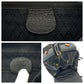 GUCCI Backpack 003 2058 0016 Suede, Leather Black Brown Gold Metal Backpack Backpack Bamboo Women Used Authentic