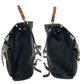 GUCCI Backpack 003 2058 0016 Suede, Leather Black Brown Gold Metal Backpack Backpack Bamboo Women Used Authentic