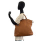 GUCCI Tote Bag 339551 leather Brown Camel SilverMetal Tote Bag Shoulder Bag 2way GG Marmont Women Used Authentic