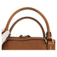 GUCCI Tote Bag 339551 leather Brown Camel SilverMetal Tote Bag Shoulder Bag 2way GG Marmont Women Used Authentic