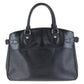 LOUIS VUITTON Tote Bag M59262 leather Noir Black SilverMetal Tote Bag handbag Epi Passy PM Women Used Authentic