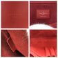 LOUIS VUITTON Business bag leather Castilian Red SilverMetal Business bag Briefcase 2way Epi Porte Documan Jules mens Used Authentic
