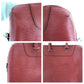 LOUIS VUITTON Business bag leather Castilian Red SilverMetal Business bag Briefcase 2way Epi Porte Documan Jules mens Used Authentic